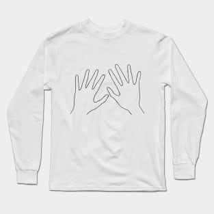 hands on Long Sleeve T-Shirt